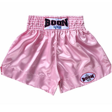 MT01LP Muay Thai Shorts LIGHT PINK PLAIN - BOON Sport